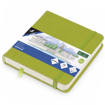 Εικόνα της Sketchbook Kangaro 140g/m2 12x12cm Lime Green 160φ. με λάστιχο K-861209