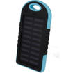 Εικόνα της Ηλιακό Power Bank Setty 5000mAh με 2x Θύρες USB-A, Φακό LED Γαλάζιο