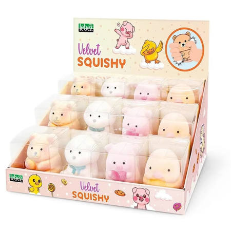 Εικόνα της Ζωάκια Squishy Velvet Lebez Antistress διάφορα σχέδια 82130