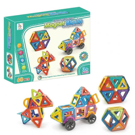 Εικόνα της Κατασκευή με μαγνήτες Zita Toys 60τεμ. 21108