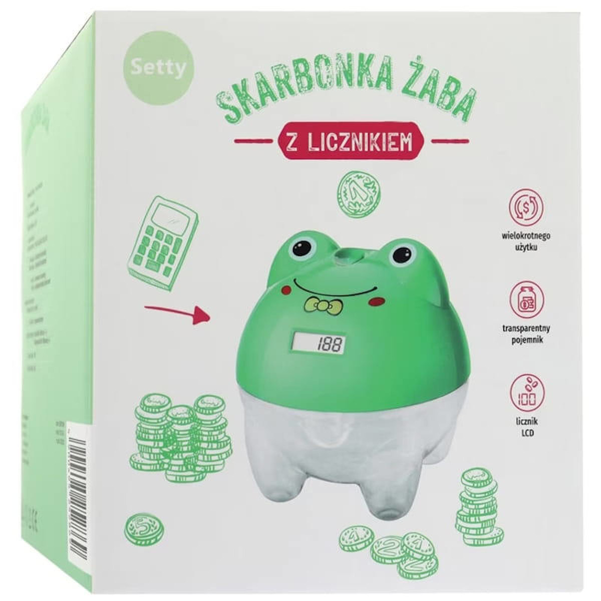 Εικόνα της Κουμπαράς Setty Frog με μέτρηση YS011-3A