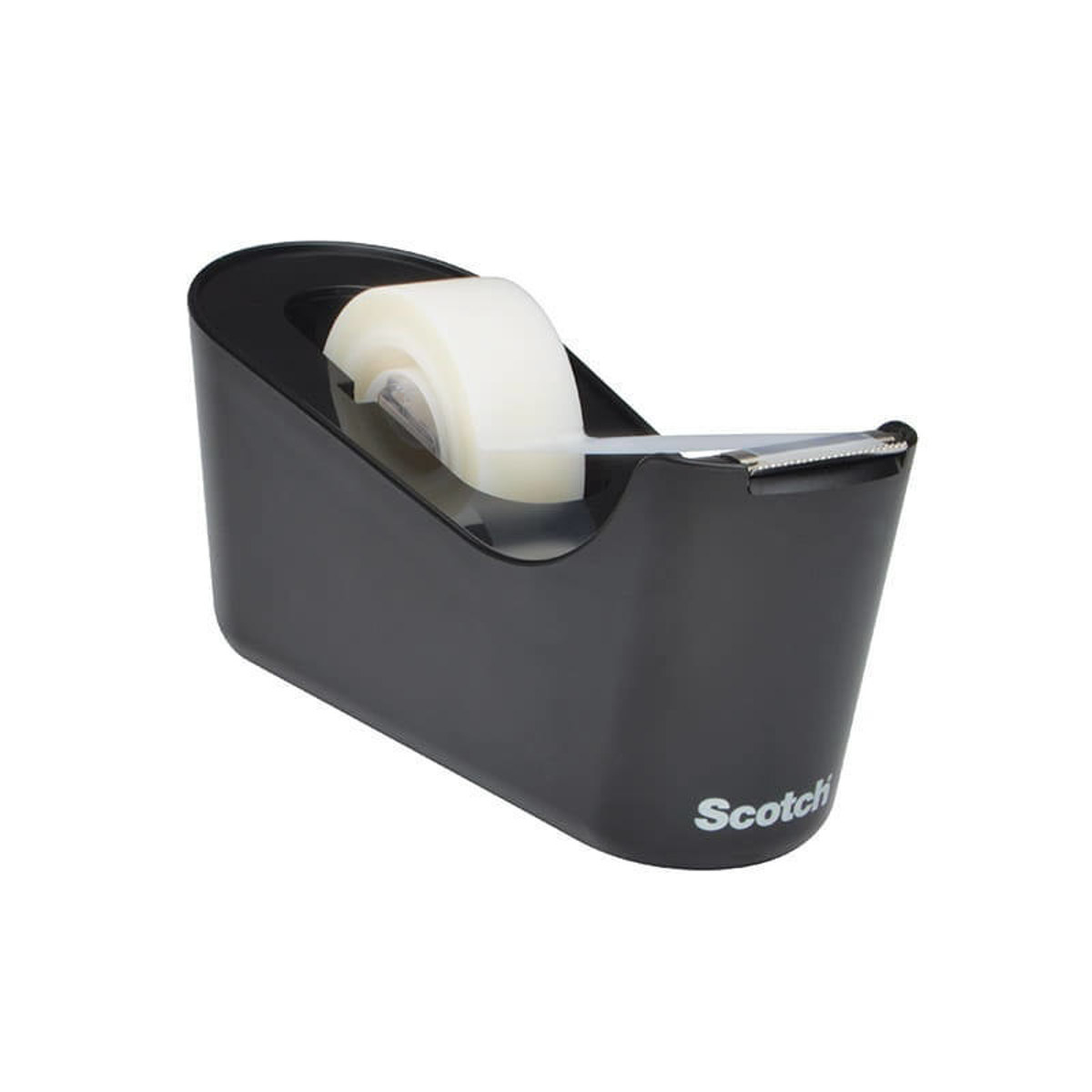 Βάση σελοτέιπ Scotch C18 μαύρη 3M με ρολό Magic Tape 19mm x 33m