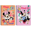 Εικόνα της Τετράδιο σπιράλ Minnie 2/θεμ. 17x 25cm  Διακάκης 000565848 ( Δύο σχέδια*)