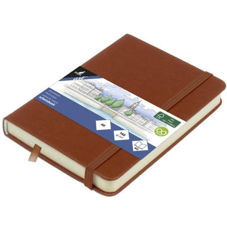 Εικόνα της Sketchbook Kangaro 140g/m2 A6 160φ. Cognac με λάστιχο K-861217