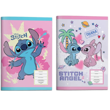 Εικόνα της Τετράδιο καρφίτσα Lilo & Stitch 17x 25cm  Διακάκης 000565851 ( Δύο σχέδια*)