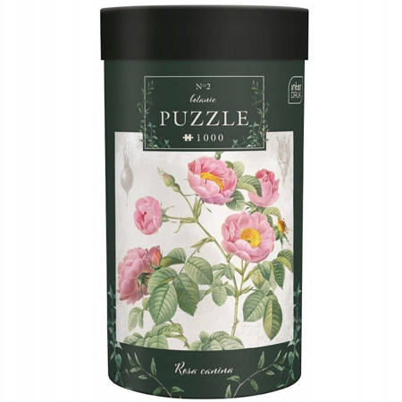 Παζλ Inter Druk Botanic Rose με 1000 τεμάχια, εμπρόσθια όψη κουτιού