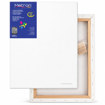 Μεγάλο τετράγωνο τελάρο ζωγραφικής Metron 100×100 εκατοστά με λευκό βαμβακερό μουσαμά έτοιμο για άμεση χρήση