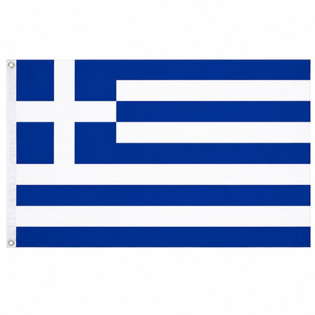 Εικόνα της Σημαία Ελληνική οικονομική χωρίς κρόσσια 90x1.50cm.