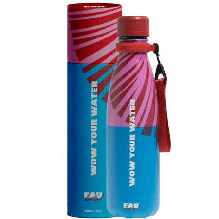 Εικόνα της  Μπουκάλι Θερμός Eau Lala Ανοξείδωτο BPA Free 500ml κόκκινο με λαβή