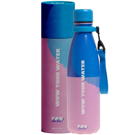 Εικόνα της  Μπουκάλι Θερμός Eau Lala Ανοξείδωτο BPA Free 500ml μπλε με λαβή