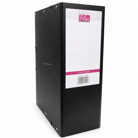 Εικόνα της Κουτί fiber Salko 12cm. μαύρο 4512