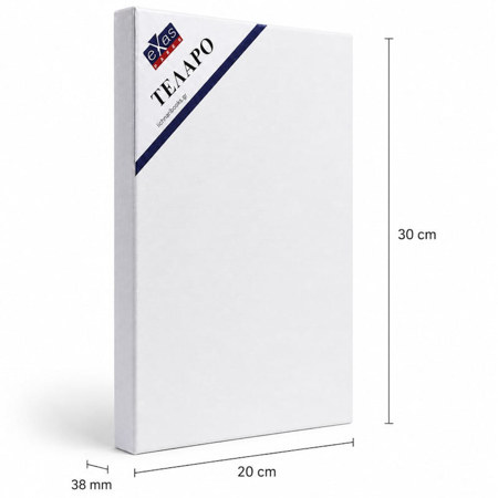 Εικόνα της Τελάρο διπλό με σφήνες Cotton 20x30cm.38mm 380gram. Exas