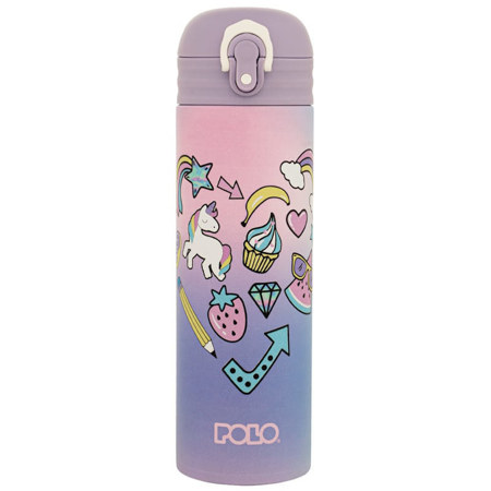 Θερμός Polo Junior II 500ml με σχέδιο Unicorn