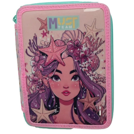 Εικόνα της Κασετίνα Must Team διπλή γεμάτη Pink Unicorn 000587585