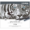 Εικόνα της Μολύβια Lyra Grey tones Set 25τεμ. L2051251