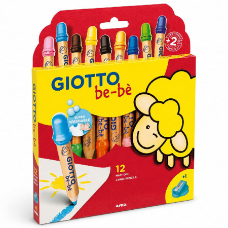 Εικόνα της Ξυλομπογιές Giotto be-be ass 12τεμ. 477700