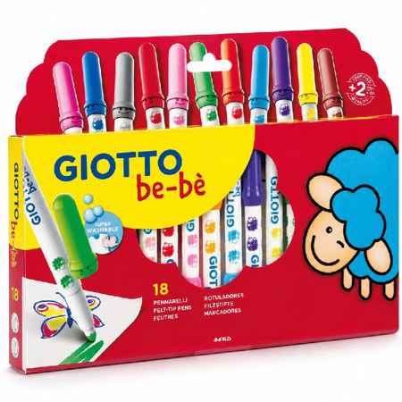 Εικόνα της Μαρκαδόροι Giotto be-be ass 18τεμ 478300