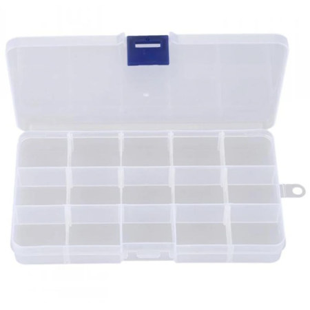 Εικόνα της Πλαστικό Κουτί Αποθήκευσης Craft ID 17x10cm 15 Θέσεων