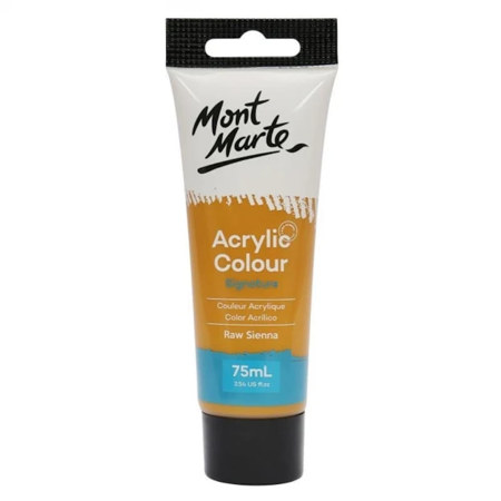 Εικόνα της Acrylic Studio Mont Marte 75ml 06 Raw Sienna