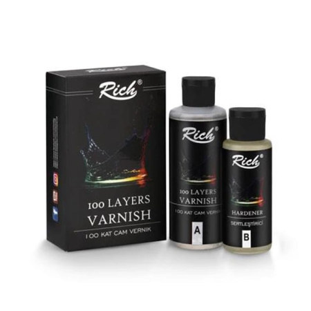 Εικόνα της Βερνίκι 2 Συστατικών Rich 100 Layers120+60ml