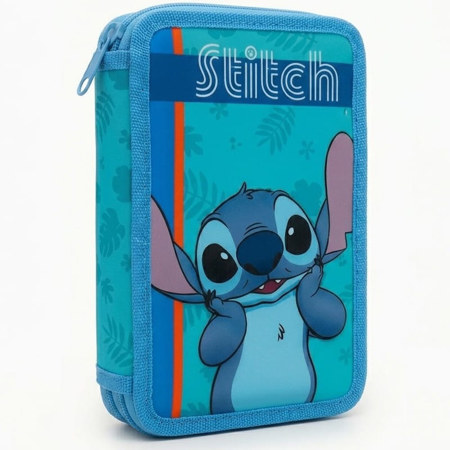 Εικόνα της Κασετίνα διπλή γεμάτη Stitch Giotto 856544