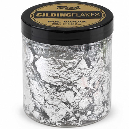 Εικόνα της Νιφάδες Χρυσώματος Silver Rich 250ml. RICG0171