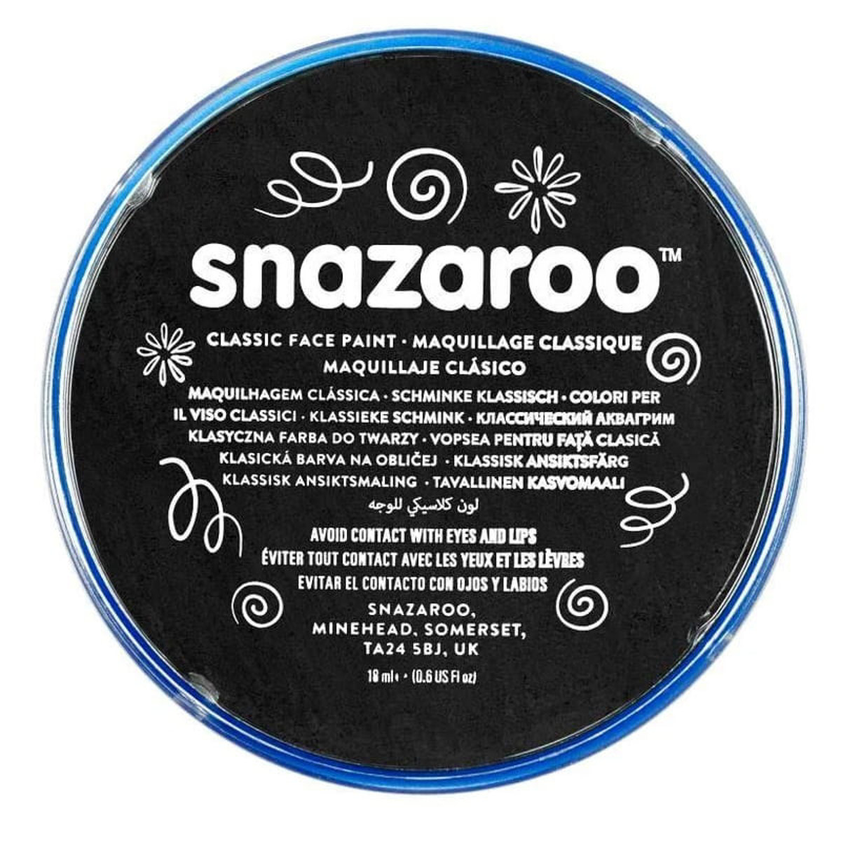 Εικόνα της  Κρέμα Face Painting Snazaroo 18ml Classic Black