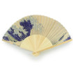 Εικόνα της Βεντάλια Bamboo 21x37 Hokusai "The Great Wave" LAAF0003