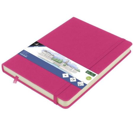 Εικόνα της Sketchbook Kangaro 140g/m2  A5 160φ. Hot Pink με λάστιχο K-861290
