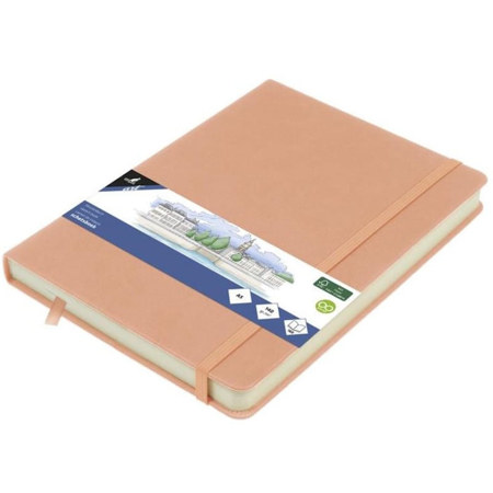 Εικόνα της Sketchbook Kangaro 140g/m2  A5 160φ. Old Pink με λάστιχο K-861222