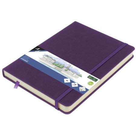 Εικόνα της Sketchbook Kangaro 140g/m2  A5 160φ. Purple Heart με λάστιχο K-861292
