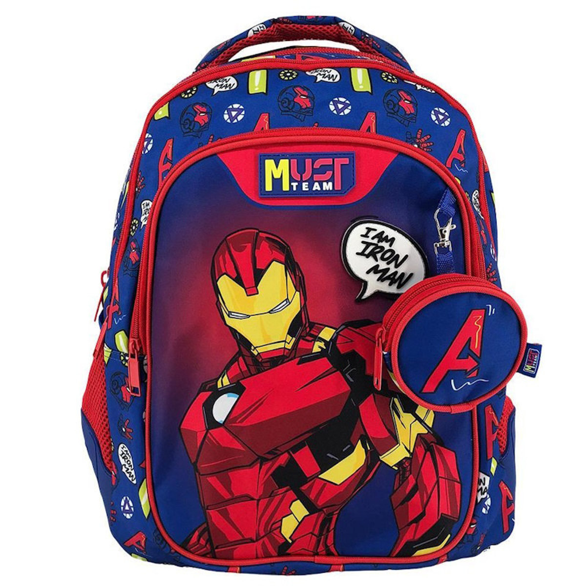 Εικόνα της Tσάντα σακίδιο Must Team Avengers Ironman Blue 000506365