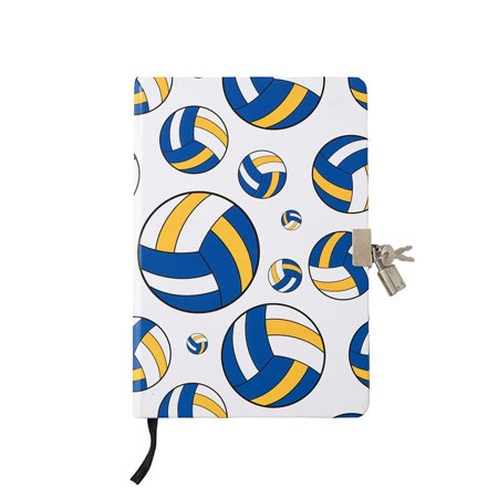 Εικόνα της Ημερολόγιο με λουκέτο I-Total XL1821J Volleyball A5