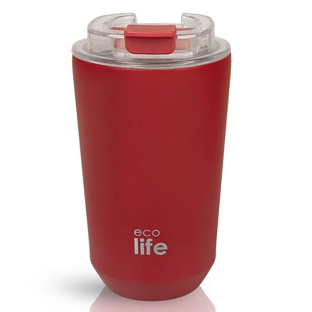 Εικόνα της Θερμός Ecolife Coffee Pure Red 360ml 33-BO-4170