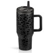 Εικόνα της Θερμός Ecolife Lid Tumbler 2 Handles 900ml Leopard Black 33-BO-7077