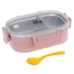 Εικόνα της Φαγητοδοχείο Ecolife με χώρισμα Light Pink 900ml 33-BO-9073