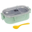 Εικόνα της Φαγητοδοχείο Ecolife με χώρισμα Light  Green 900ml 33-BO-9074