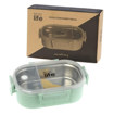Εικόνα της Φαγητοδοχείο Ecolife με χώρισμα Light  Green 900ml 33-BO-9074