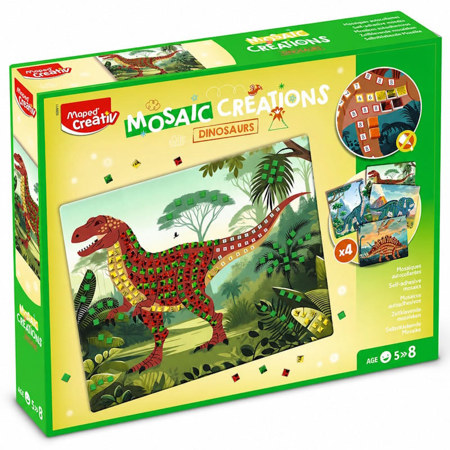 Εικόνα της Σετ Χειροτεχνίας Mosaic Dinosaur Creative Maped 906911