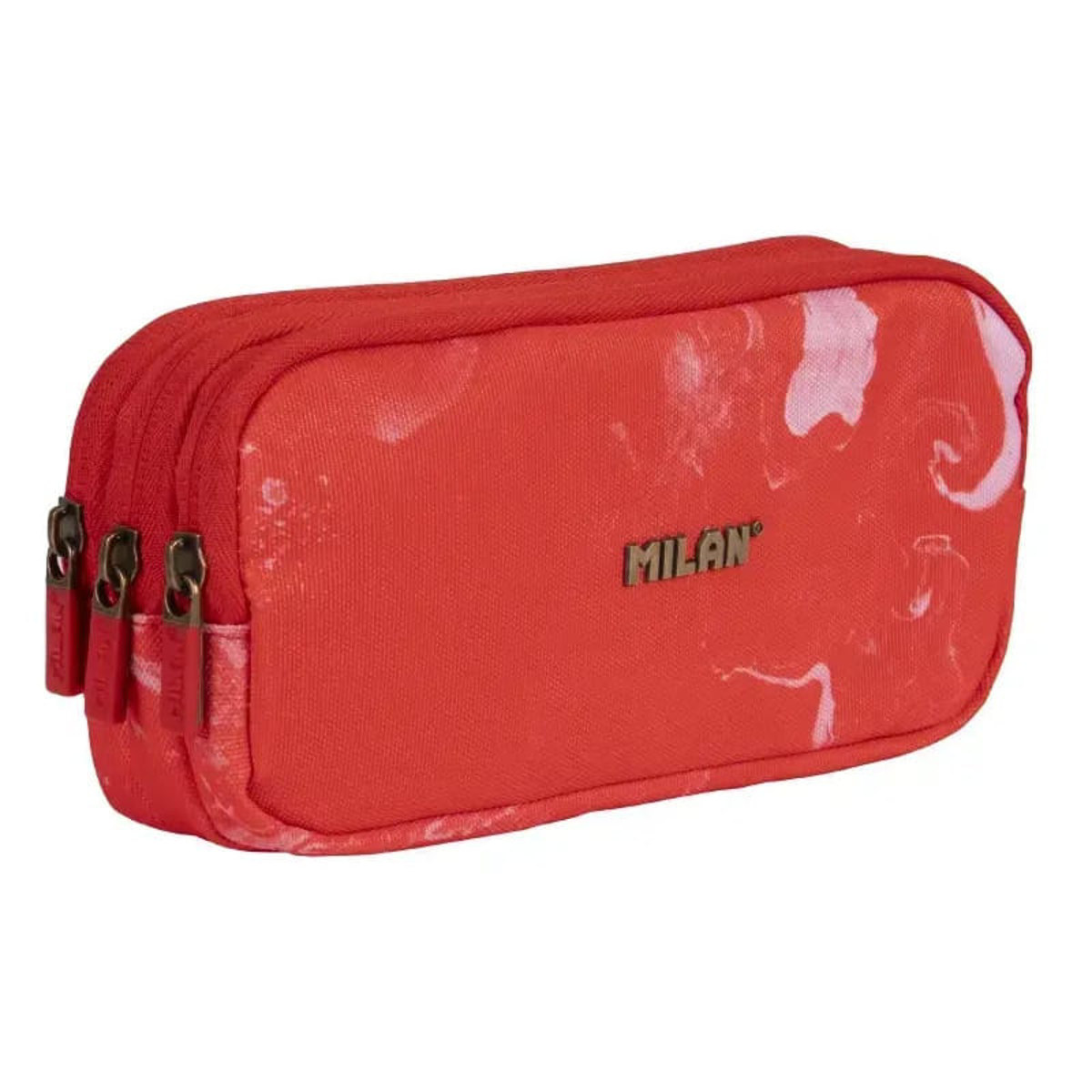 Εικόνα της Κασετίνα Milan 3 Θήκες πλακέ Lava Red 081135LVR