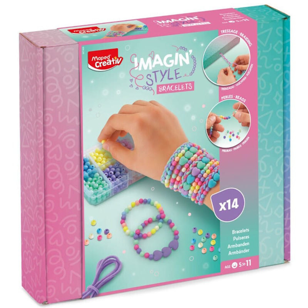 Εικόνα της Βραχιολάκια Imagin' Style Pastel Bubble Maped Creative 907408