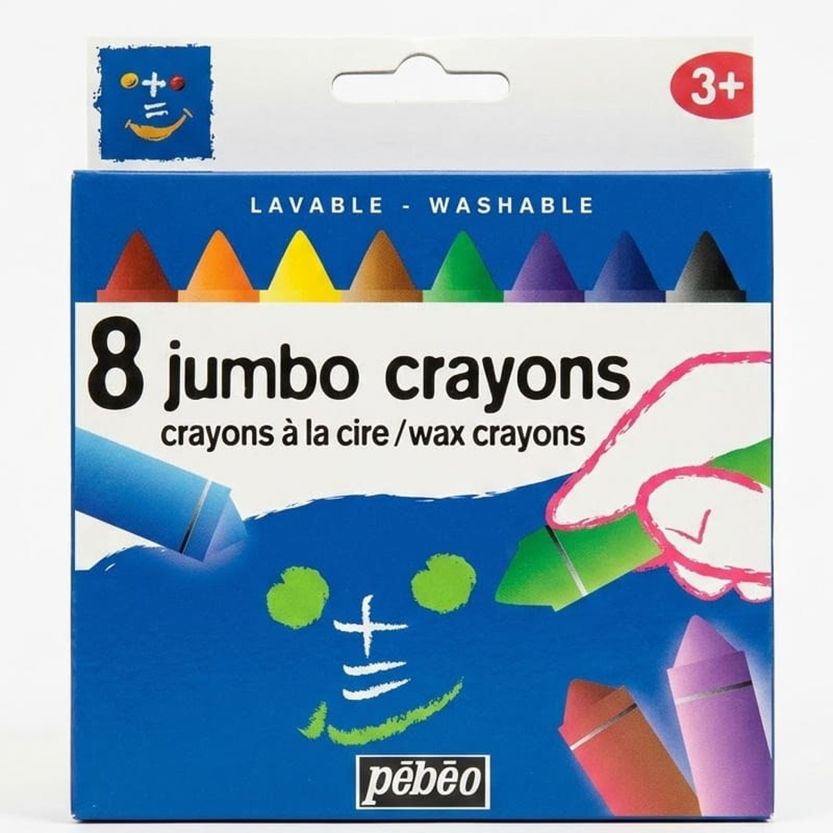 Εικόνα της Κηρομπογιές Pebeo 8τεμ. jumbo 14mm 698203