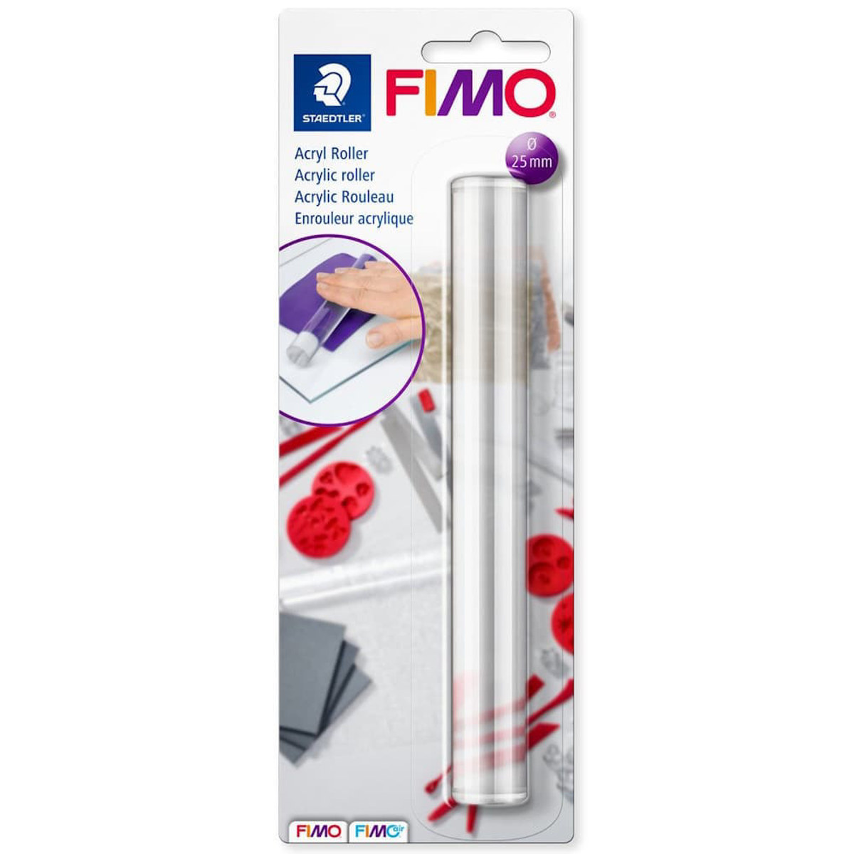Πλάστης ακρυλικός Fimo Staedtler 8700-05 διαστάσεις 25mm 20cm