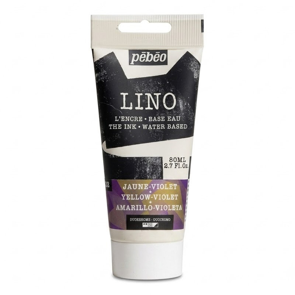 Εικόνα της Μελάνι νερού χαρακτικής Pebeo Linocut 80ml Yellow purple