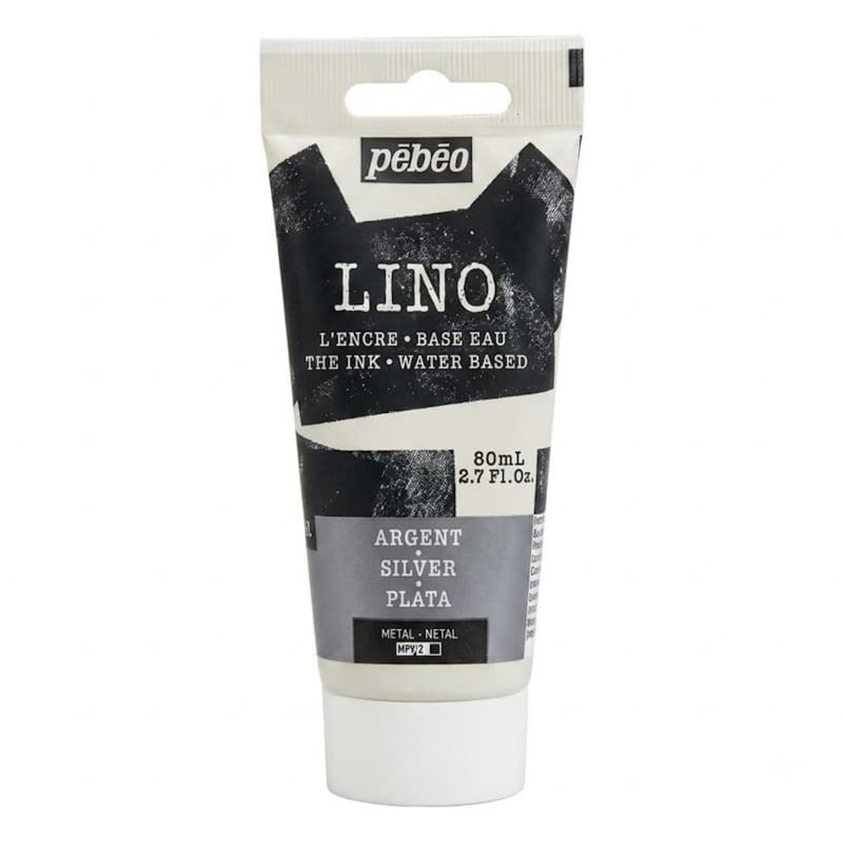 Εικόνα της Μελάνι νερού χαρακτικής Pebeo Linocut 80ml Silver