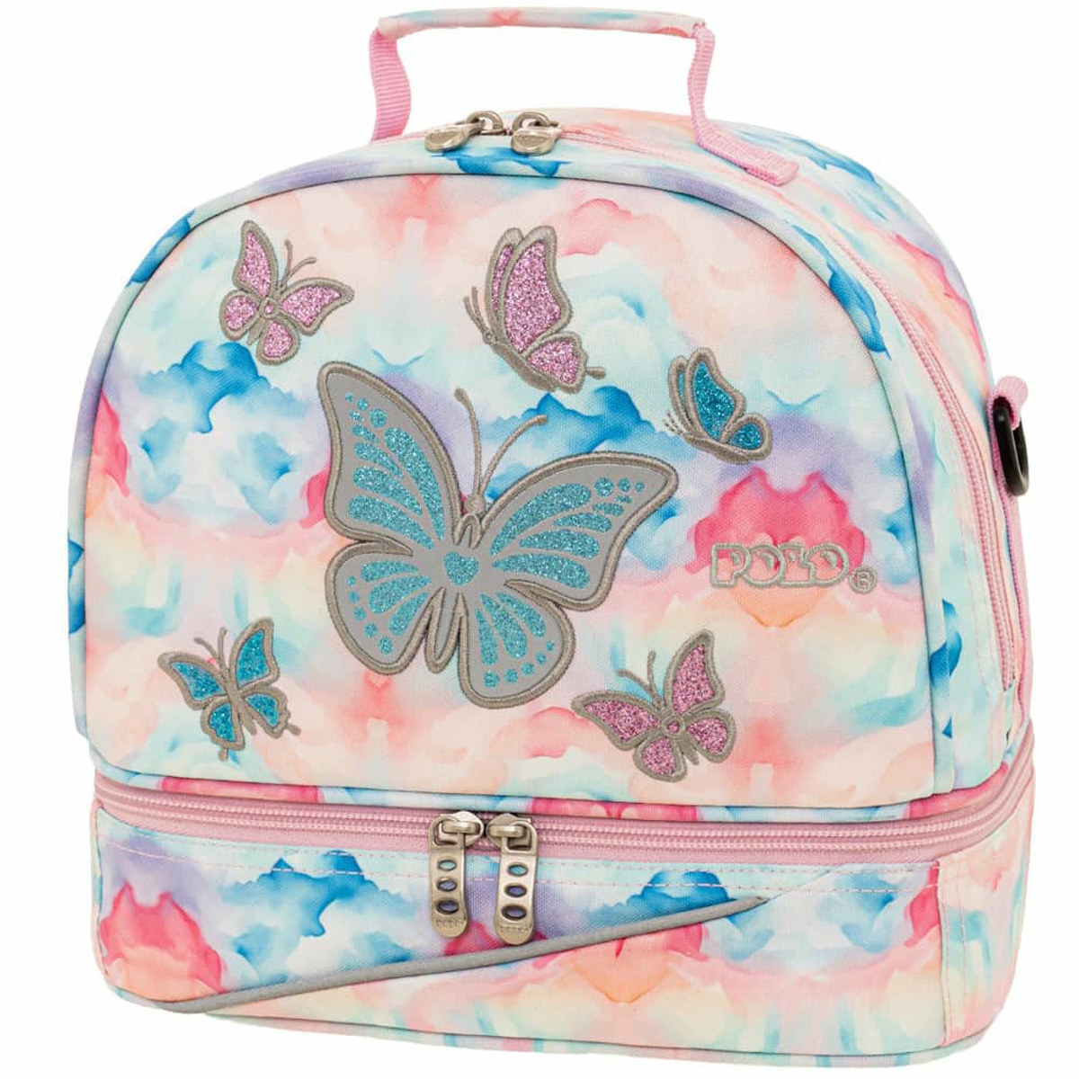 Τσαντάκι φαγητού Polo Kids Fun II Butterfly 971003-8419 με σχέδιο πεταλούδες