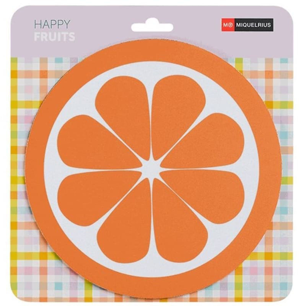 Εικόνα της Mouse Pad Miquelrius Happy Fruits Πορτοκάλι 21.7x22.8cm MR37747