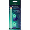 Εικόνα της Blister set Faber Castell Sleeve Flollow 2 μολύβια, γόμα, ξύστρα 117018