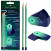 Εικόνα της Blister set Faber Castell Sleeve Flollow 2 μολύβια, γόμα, ξύστρα 117018