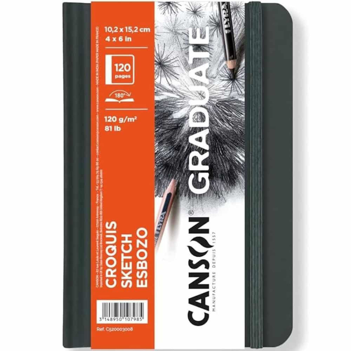 Εικόνα της Canson Sketchbook Graduate Sketch 10x15.2cm 120gr/m 40φ. Portrait C520003008